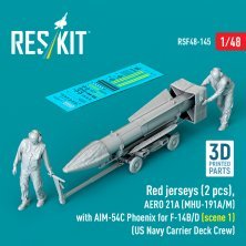 1/48 Red jerseys., AERO 21A with AIM-54C