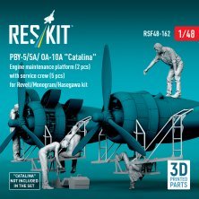 ResKit RSF480162 Plateforme maintenance moteur PBY Catalina 1/48
