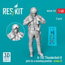Reskit 1/48 A-10C Thunderbolt II Pilot stehend