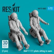 1/72 Raaf F-111 pilots sitting in seats