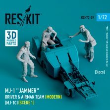 1/72 MJ-1 Jammer Driver & airman team scene 1