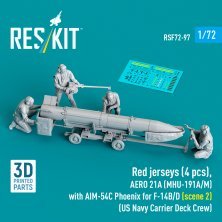 1/72 Red jerseys., AERO 21A with AIM-54C