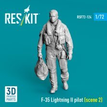 Reskit 1/72 F-35 Lightning II Pilot Scene 2 Reskit 1/72 F-35 Lightning II Pilot Scene 2
