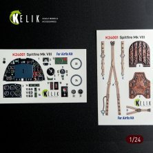 RESKIT Int�rieur 3D Spitfire Mk VIII 1/24 pour Airfix