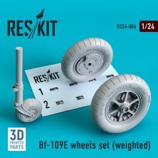 1/24 Bf-109E wheels set