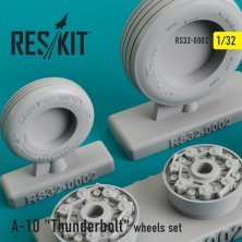1/32 Fairchild A-10 Thunderbolt wheels set
