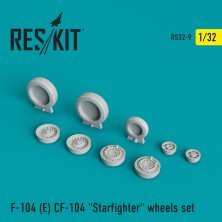 1/32 F-104 CF-104 Starfighter wheels