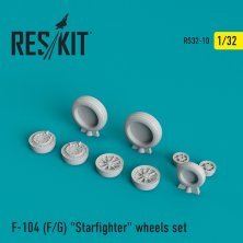 1/32 F-104 Starfighter wheels