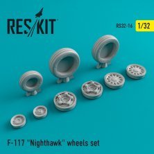 1/32 Lockheed F-117A Nighthawk wheels set