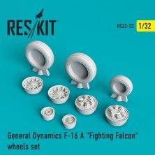 1/32 General-Dynamics F-16A Fighting Falcon wheels set