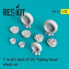 1/32 F-16B/C block 29-39 Fighting Falcon wheels set