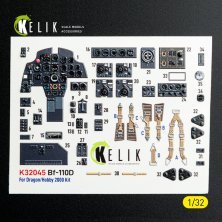 1/32 Bf-110D interior 3D for Dragon/Hobby 2000