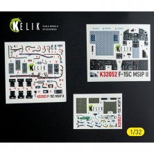 ResKit F-15C MSIP II Int�rieur 3D 1/32 pour Tamiya