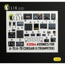 RESKIT Avionique A-7E/D Corsair II 1/32 pour Trumpeter