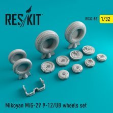 1/32 Mikoyan MiG-29 9-12/ Ub wheels set