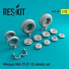 1/32 Mikoyan MiG-29 wheels set