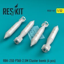 1/32 RBK-250 PTAB-2,5M Cluster bomb 4 pcs.