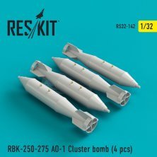 1/32 RBK-250-275 AO-1 Cluster bomb 4 pcs.