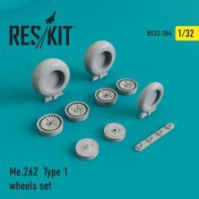 1/32 Messerschmitt Me-262A-1/Me-262B-2 Type 1 wheels set