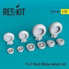 1/32 P-61 Black Widow wheels