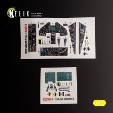 1/32 F-117A type 2 interior 3D decal for Trumpeter