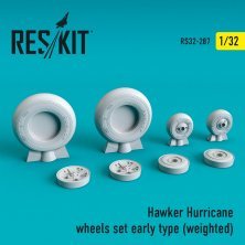 1/32 Hawker Hurricane wheels early type
