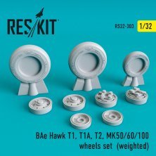 1/32 BAe Hawk T1, T1A, T2, MK50/60/100 wheels set