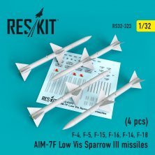 1/32 AIM-7F Low Vis Sparrow III missiles