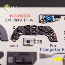 1/32 BF-109 F-4 interior 3D for Trumpeter
