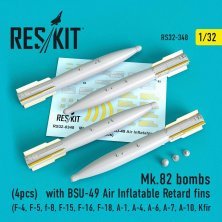 1/32 Mk.82 bombs with BSU-49 Air Inflatable Retard fins