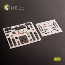 1/35 AH-64E Apache interior 3D for Takom