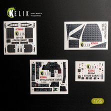 1/35 AH-64A APACHE early interior 3D for Trumpeter