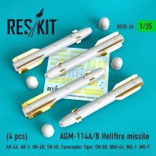 1/35 AGM-114A/B Hellfire missile