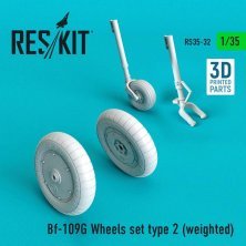 1/35 Bf-109G Wheels set type 2