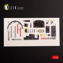 1/48 FJ-3 interior 3D Kitty Hawk/ZIMMI