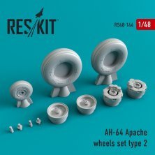 1/48 AH-64 Apache Type 2 wheels set