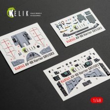 1/48 AV-8B Harrier interior 3D for Hasegawa