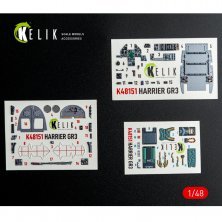 RESKIT Harrier GR3 3D Interior 1/48 for Kinetic
