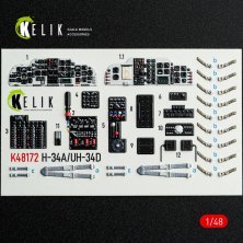 RESKIT 1/48 H-34A/UH-34D 3D Interior Set for Italeri