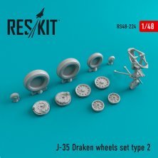 1/48 J-35 Draken Type 2 wheels