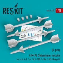 1/48 AIM-9E Sidewinder missile