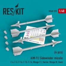 1/48 AIM-9J Sidewinder missile
