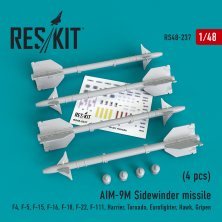 1/48 AIM-9M Sidewinder missile