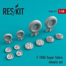 1/48 F-100 Super Sabre wheels
