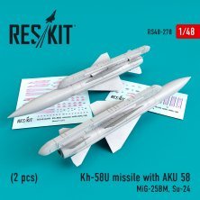1/48 Kh-58U missile with AKU 58