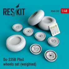 1/48 Do-335B Pfeil wheels set