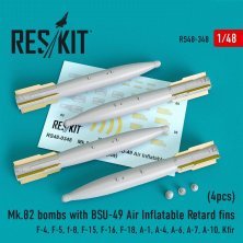 1/48 Mk.82 bombs with BSU-49 Air Inflatatable Retard fins