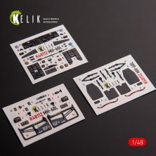 1/48 MH-60L Black Hawk interior 3D decal for ICM