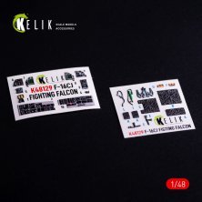 Kelik F-16CJ Fighting Falcon Cockpit 3D 1/48 Kelik F-16CJ Fighting Falcon Cockpit 3D 1/48