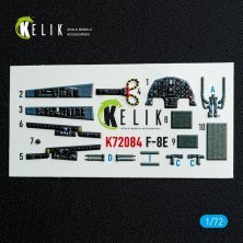 1/72 F-8E Crusader interior 3D for Academy